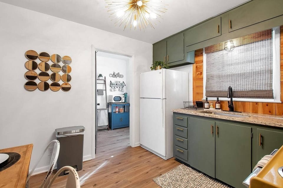 Cute Kitchen with Retro Appliances