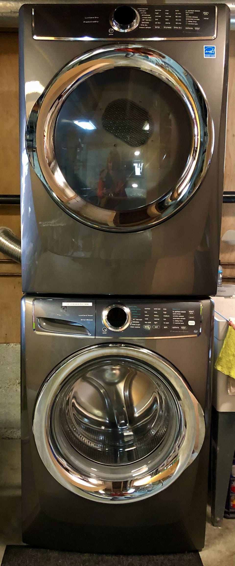 Washer & Dryer in the basement.