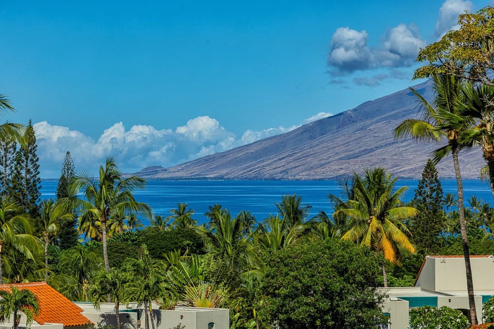 Sweeping views of the West Maui volcano and ocean galore