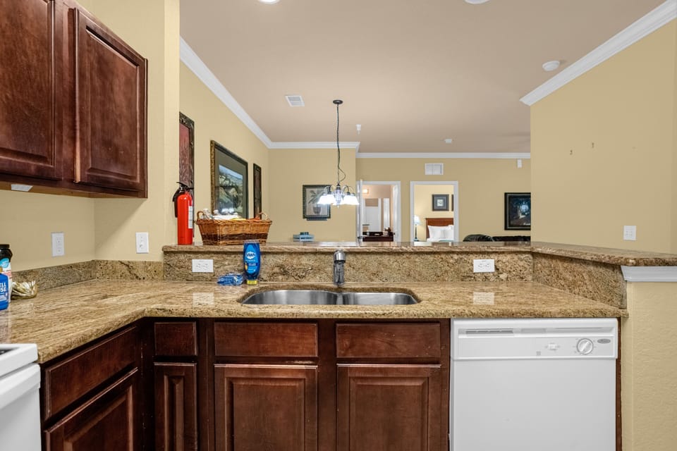 This is the view from the kitchen and near the entry door.