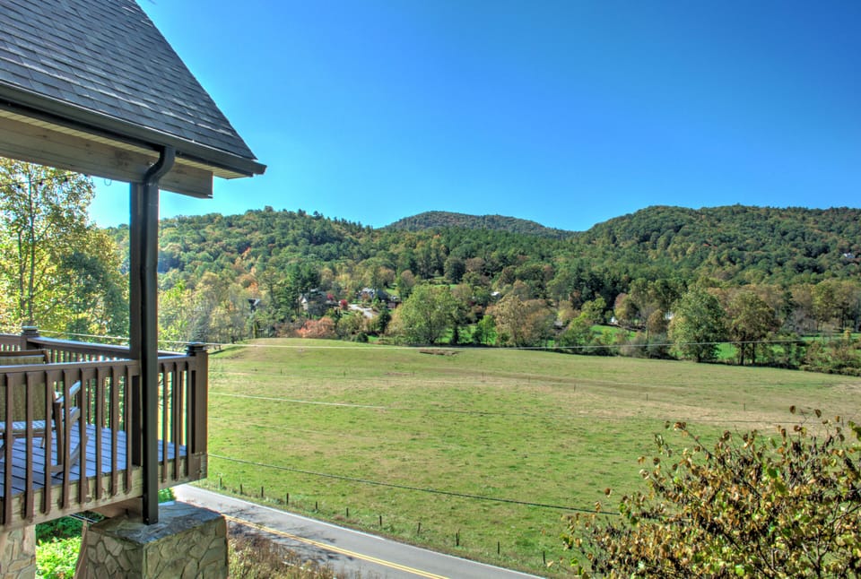 Enjoy the Beautiful Views from the Private Balcony