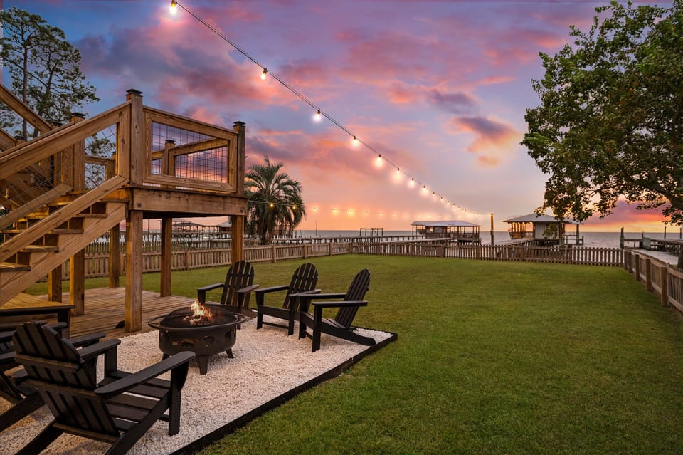 Fire pit bayside