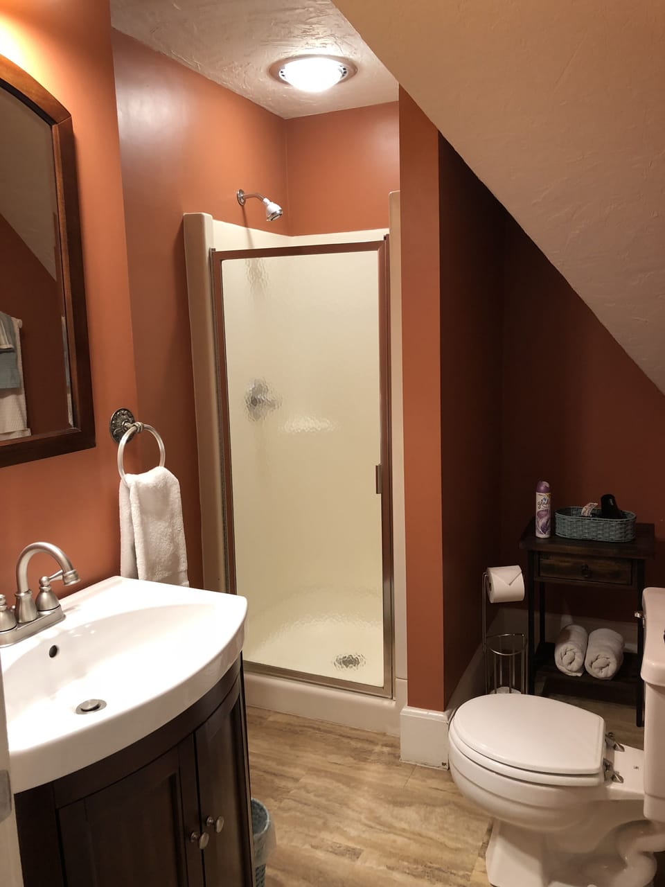 Free toiletries, hair dryer, towels, soap
