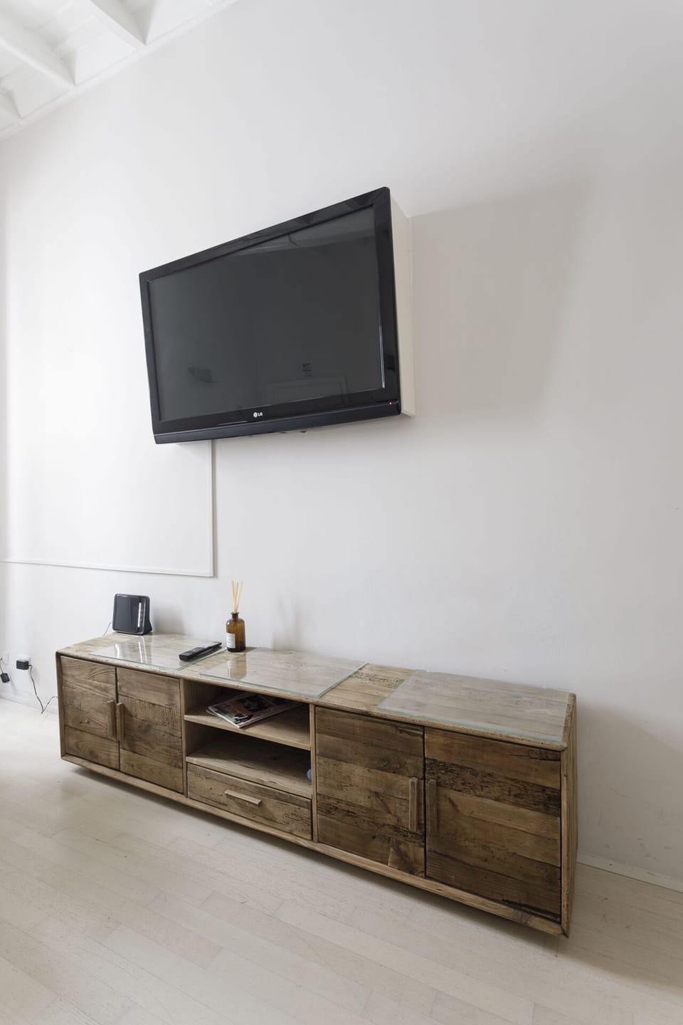 Apartment | Living area | 50-inch LCD TV with cable channels