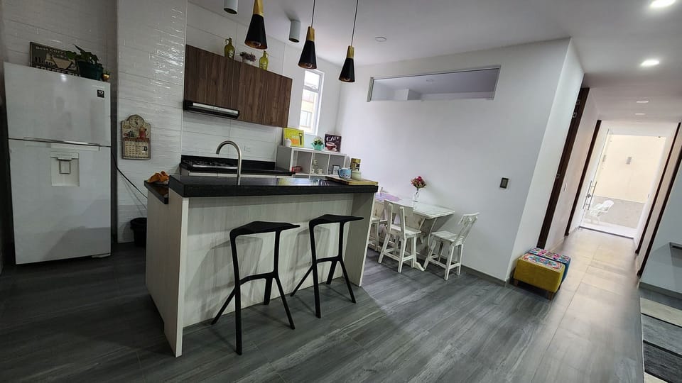Apartment | Private kitchen | Fridge, microwave, blender, griddle