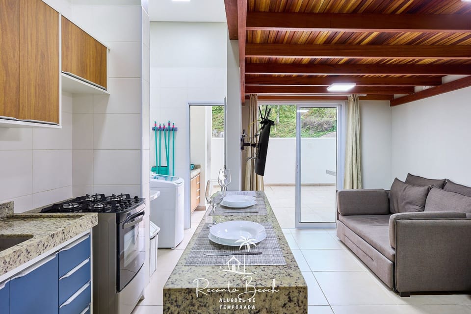 Apartment | Private kitchen | Full-size fridge, microwave, oven, stovetop
