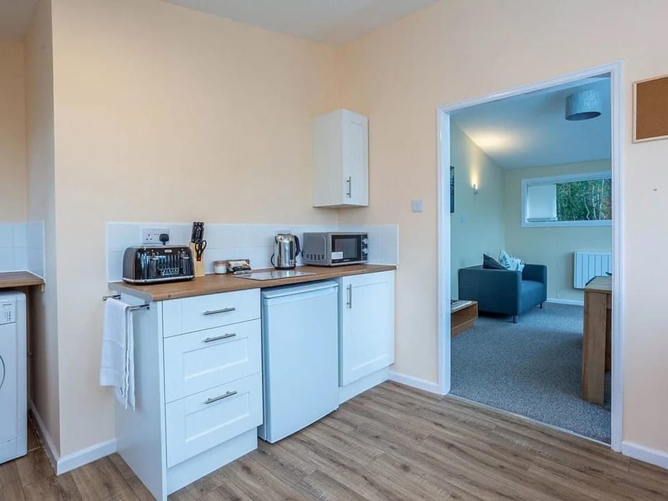 Chalet | Private kitchen | Fridge, microwave, oven, stovetop