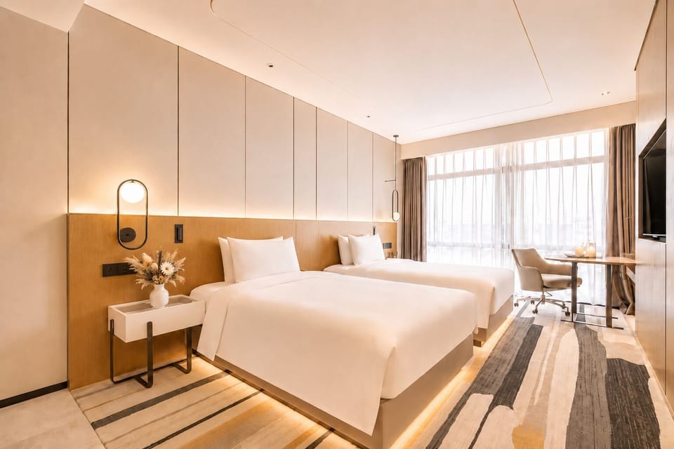 Deluxe Room, Non Smoking | Premium bedding, down comforters, memory foam beds, minibar