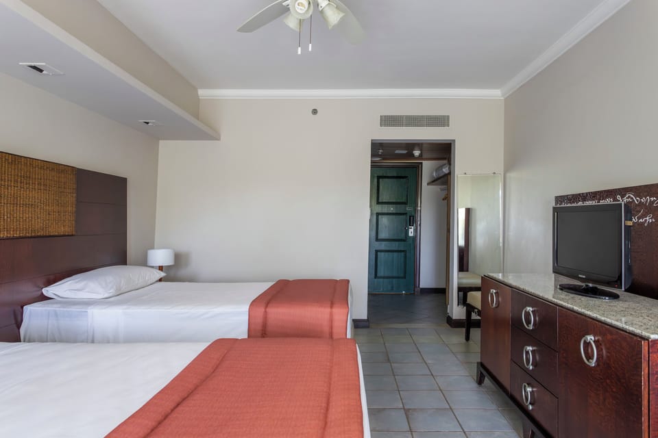 Free minibar, in-room safe, desk, laptop workspace