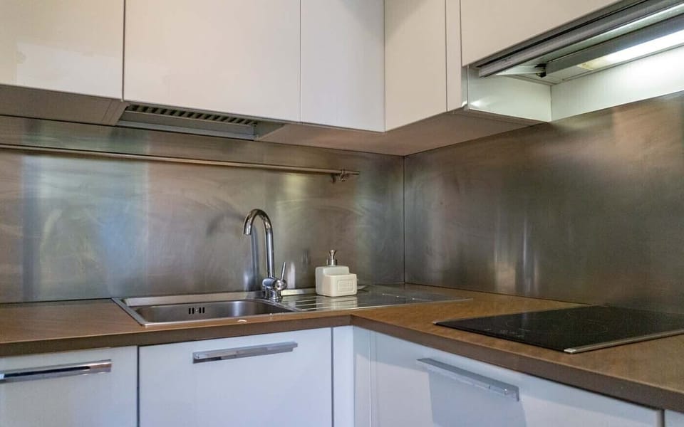 Classic Apartment | Private kitchen | Fridge, stovetop, electric kettle, cookware/dishes/utensils