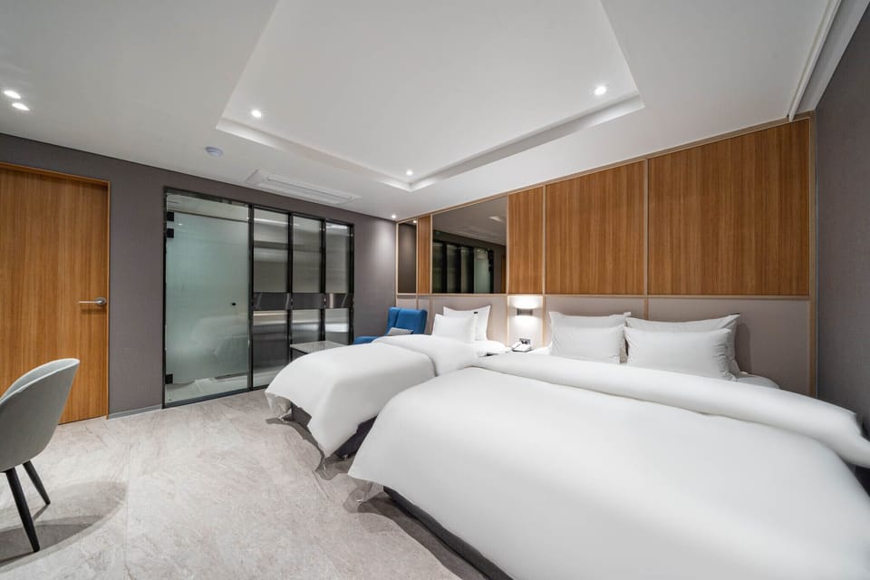 Deluxe Twin Room | Individually decorated, individually furnished, free WiFi, bed sheets