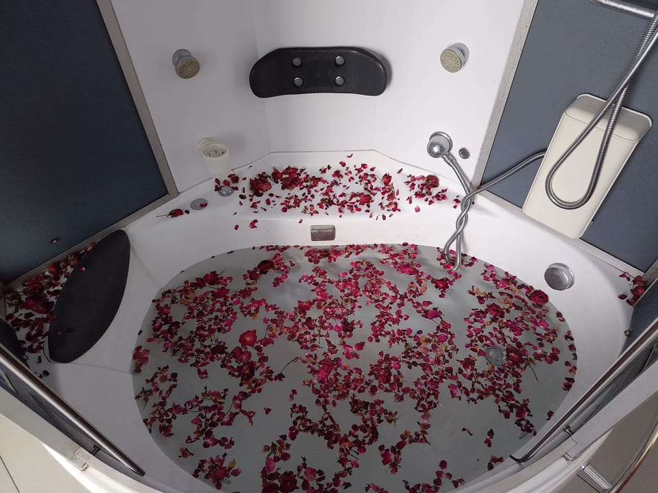 Premium Room | Bathroom | Separate tub and shower, free toiletries, bathrobes, towels