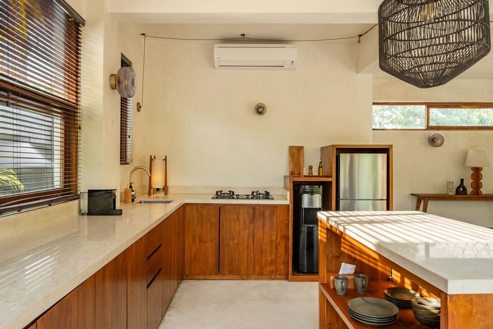 Villa, 1 Bedroom | Private kitchen | Fridge, stovetop, coffee/tea maker, electric kettle