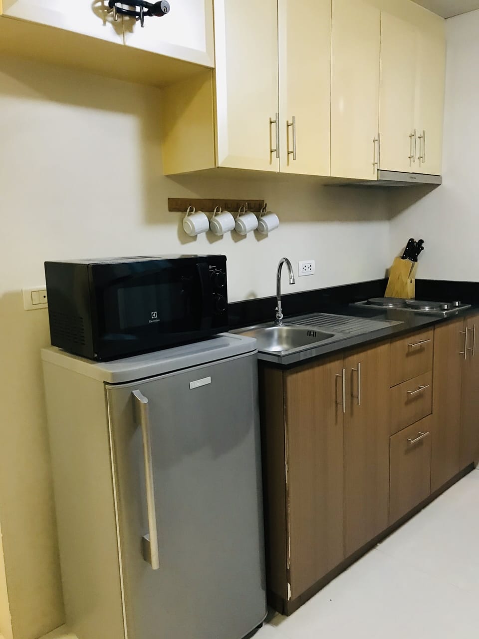 Basic Studio | Private kitchen | Fridge, microwave, stovetop, dishwasher