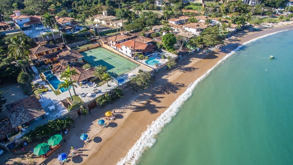 On the beach, white sand, 10 beach bars