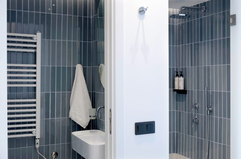 Economy Room | Bathroom | Shower, slippers, towels