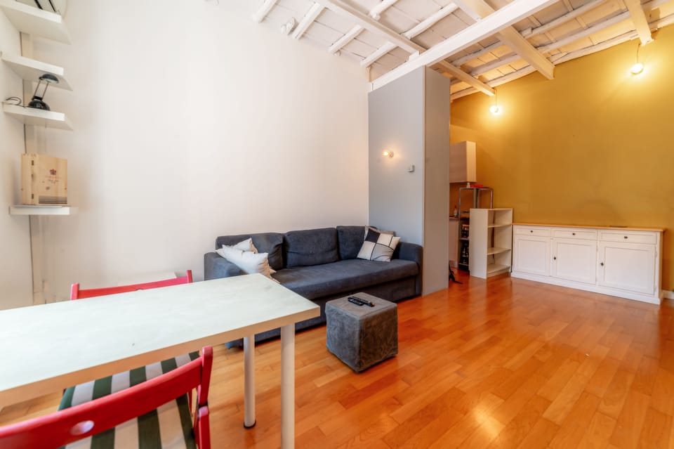 Standard Apartment | Living area | 25-inch TV with satellite channels