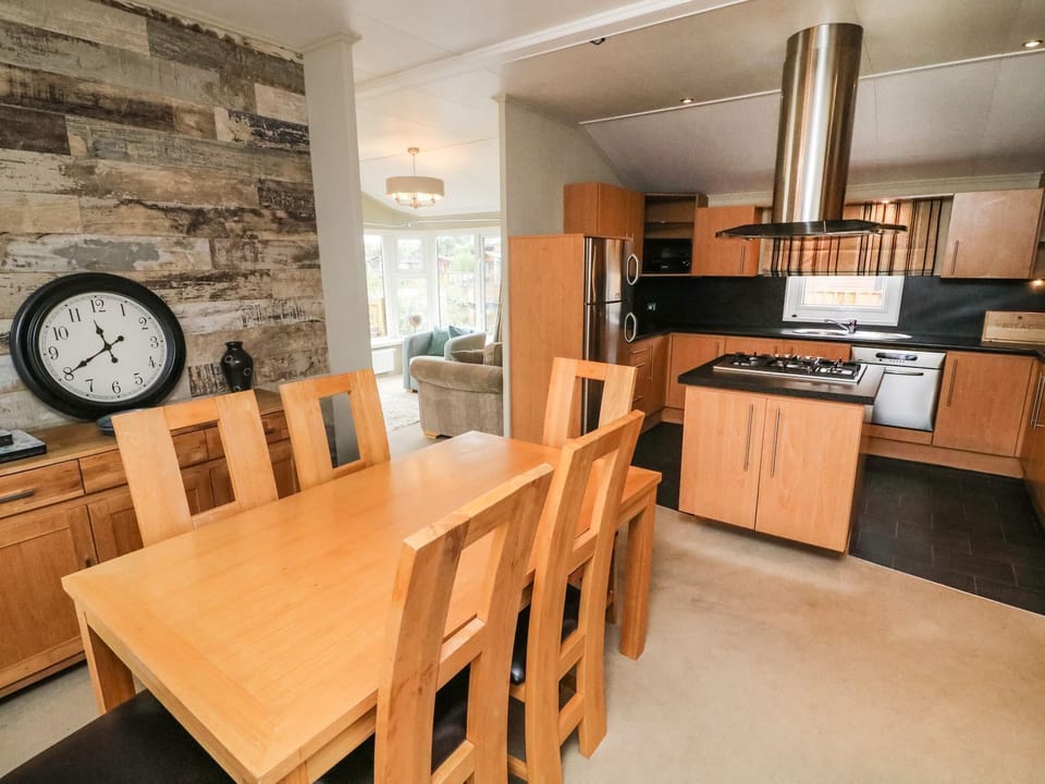Fridge, dishwasher, electric kettle, toaster