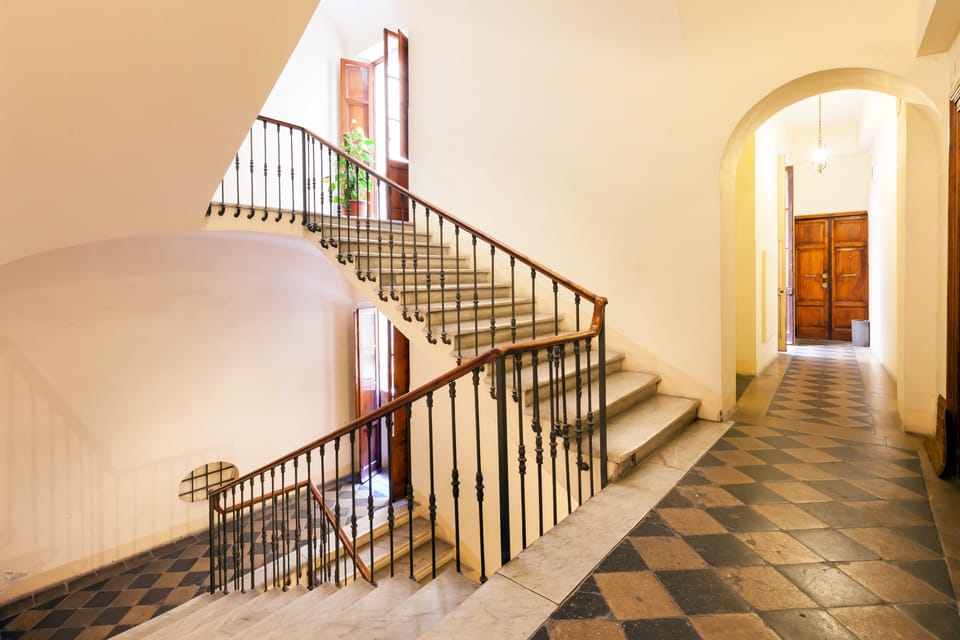 Interior entrance
