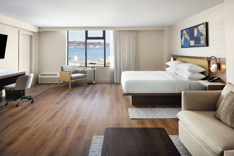 Premium bedding, pillowtop beds, in-room safe, desk