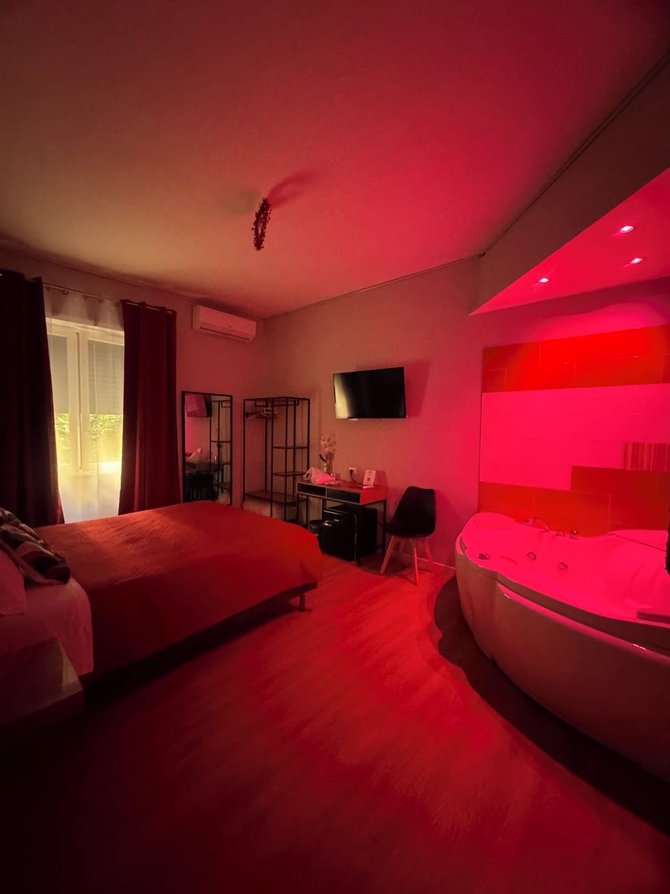Romantic Double Room, Courtyard View | Down comforters, individually decorated, individually furnished, desk