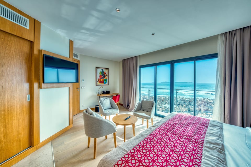 Presidential Suite, Sea View | 1 bedroom, Egyptian cotton sheets, premium bedding, pillowtop beds