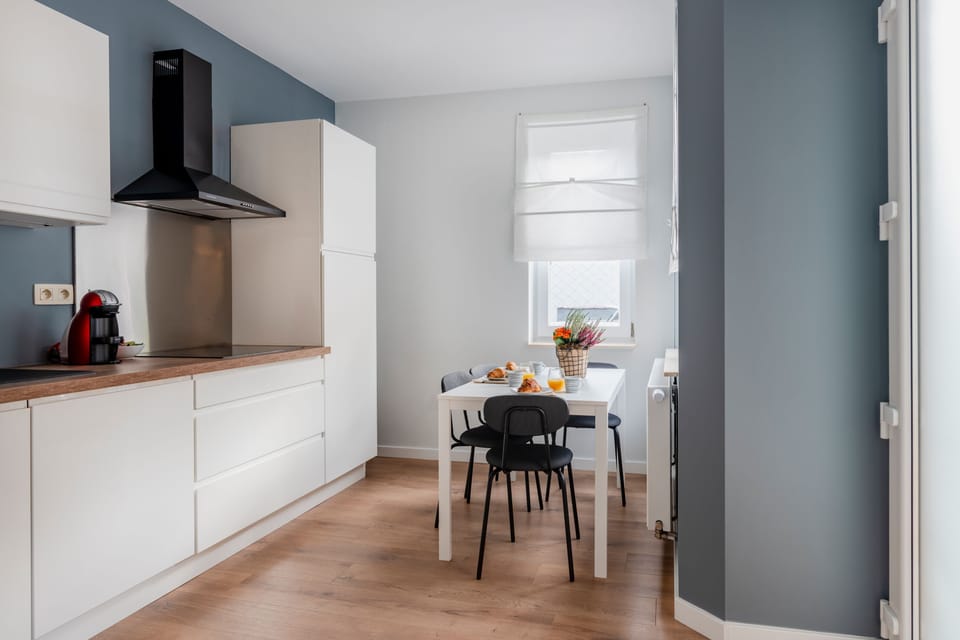 Comfort Apartment | Private kitchen | Fridge, microwave, oven, dishwasher