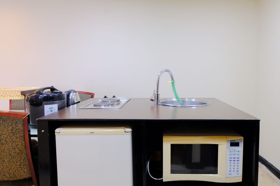 Apartment | Private kitchen | Full-size fridge, stovetop