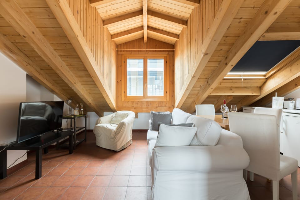Romantic Apartment | Living area | 50-inch flat-screen TV with satellite channels, Netflix
