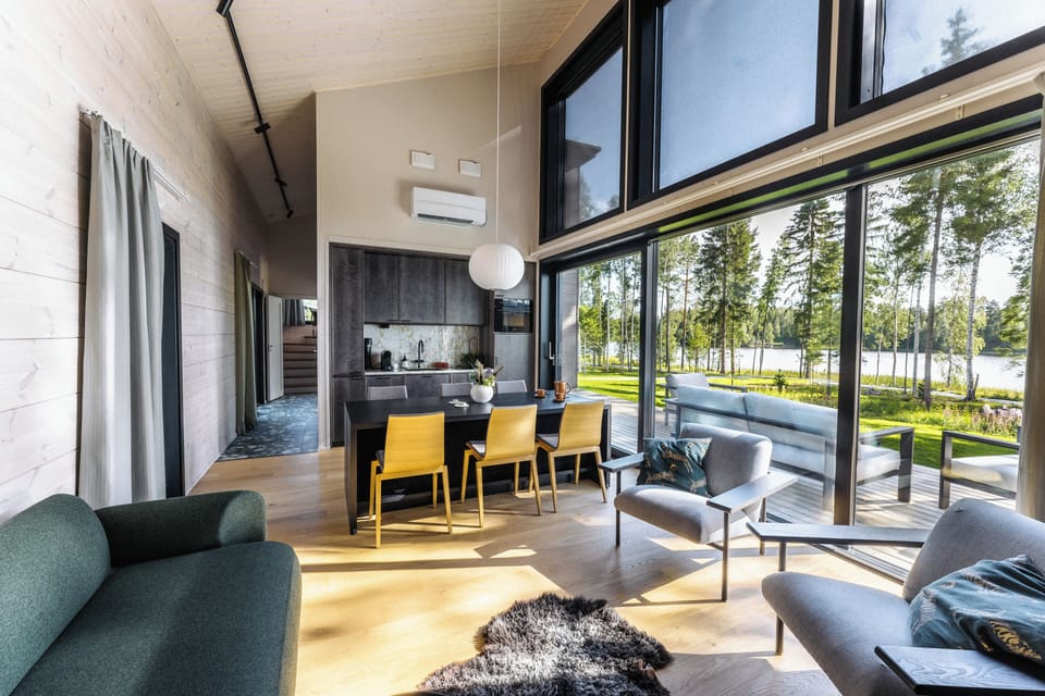 Villa | Living area | Smart TV, fireplace