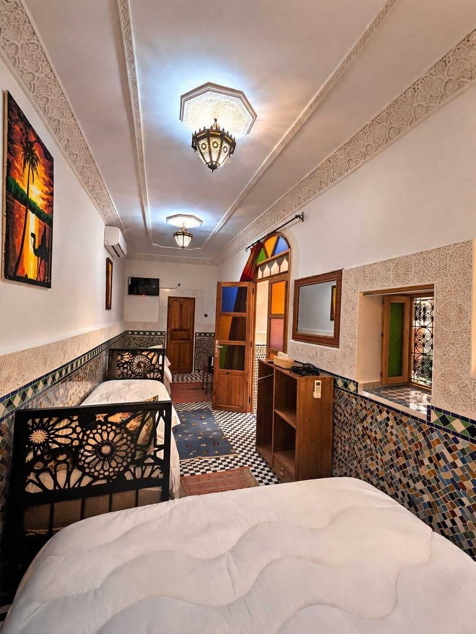 Touria Room 1 | In-room safe, laptop workspace, blackout drapes, WiFi (free)