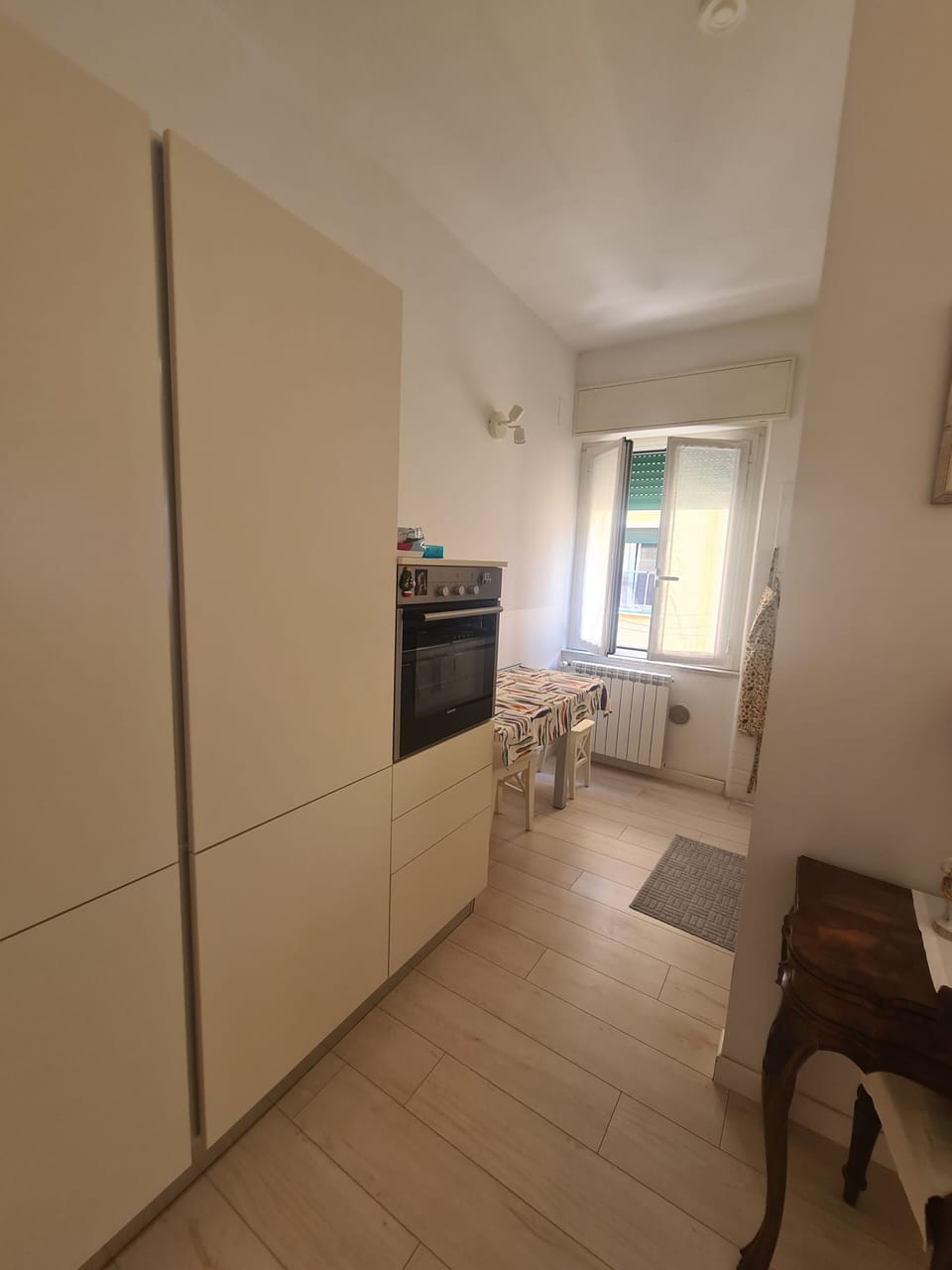 City Apartment | Private kitchen | Full-size fridge, microwave, oven, espresso maker