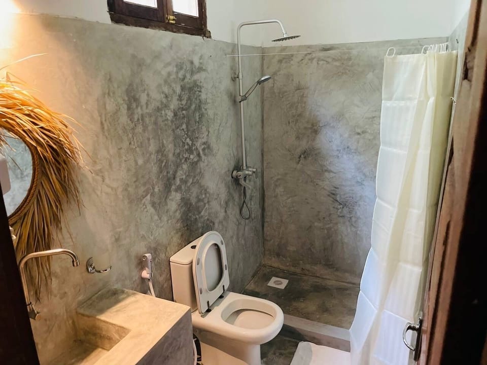 Deluxe Double Room | Bathroom | Shower, free toiletries, hair dryer, towels