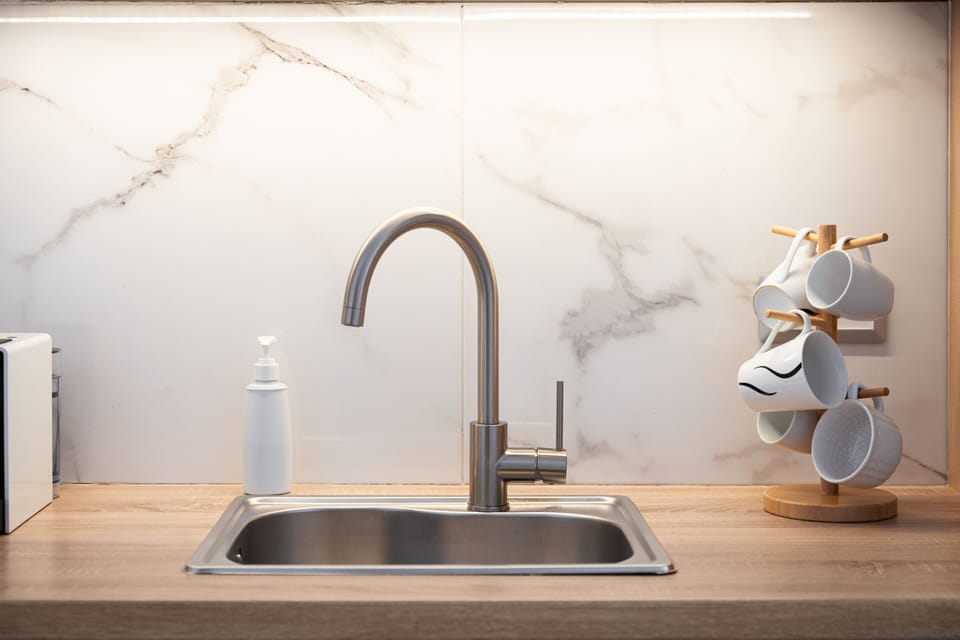 Comfort Apartment, 1 Queen Bed with Sofa bed, Balcony | Private kitchen | Full-size fridge, oven, stovetop, espresso maker