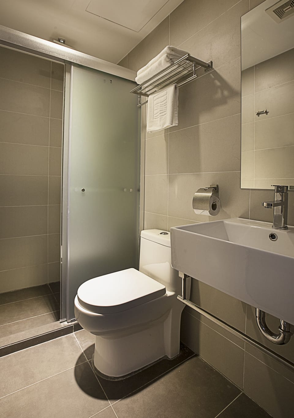 Shower, hair dryer (on request), bidet, towels