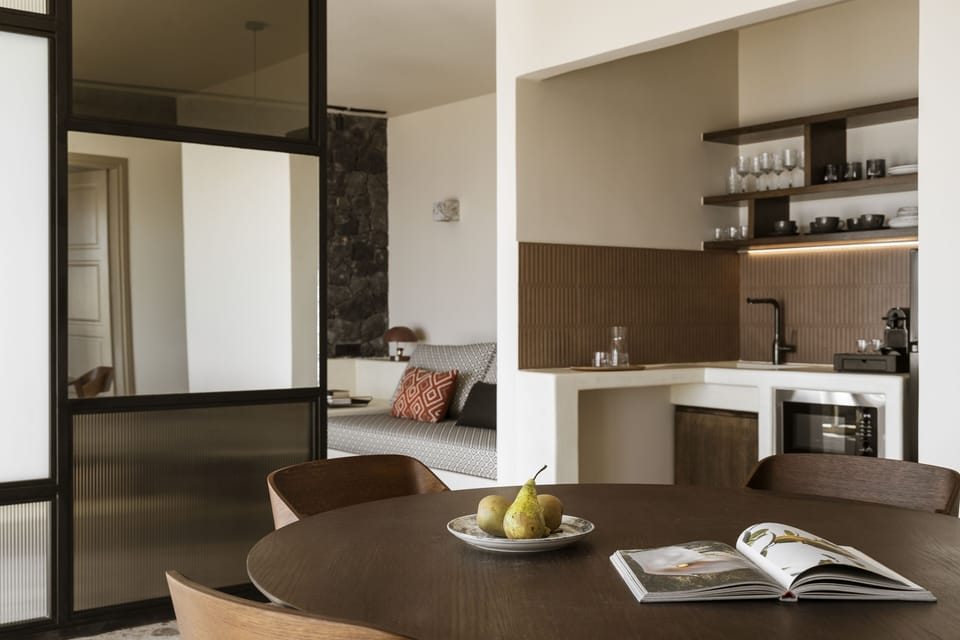 Villa Sea View Private Pool | Private kitchenette | Fridge, microwave, espresso maker, electric kettle