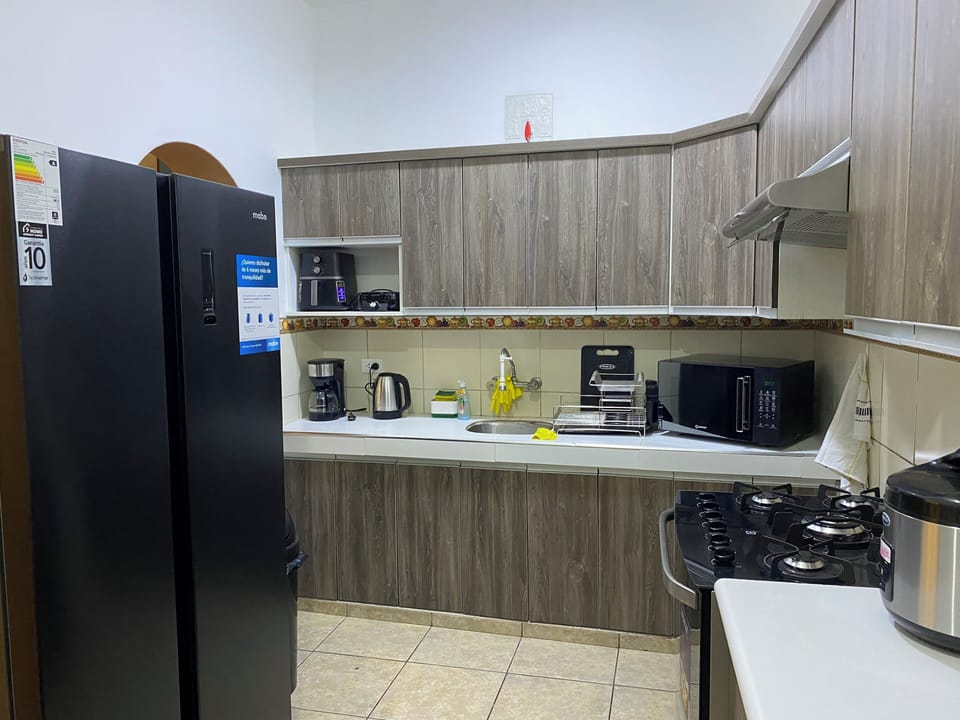 Shared fridge, shared microwave