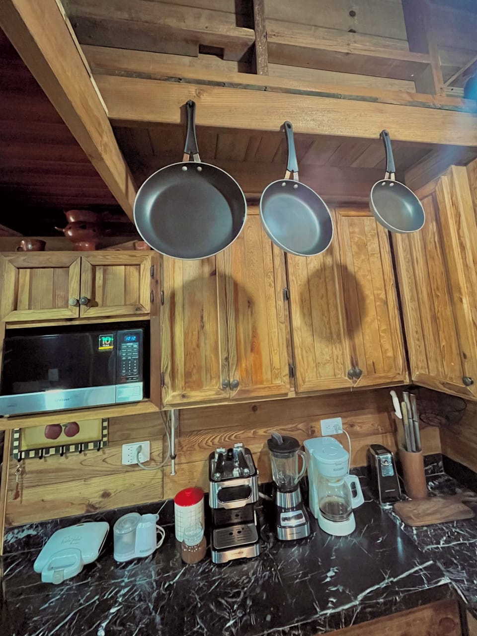 Family Cabin | Private kitchen | Full-size fridge, oven, dishwasher, blender