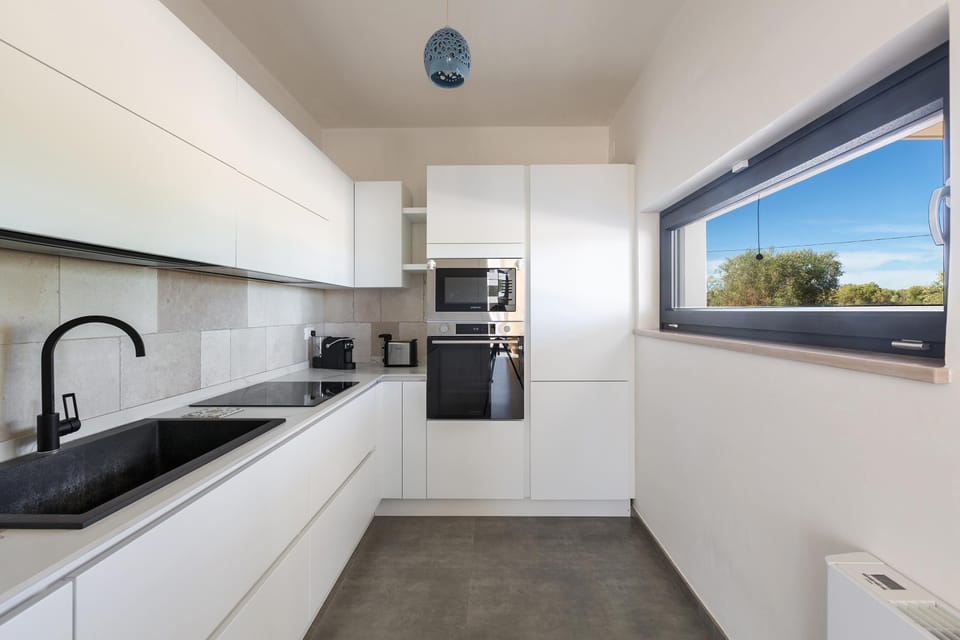 Villa | Private kitchen | Espresso maker, electric kettle