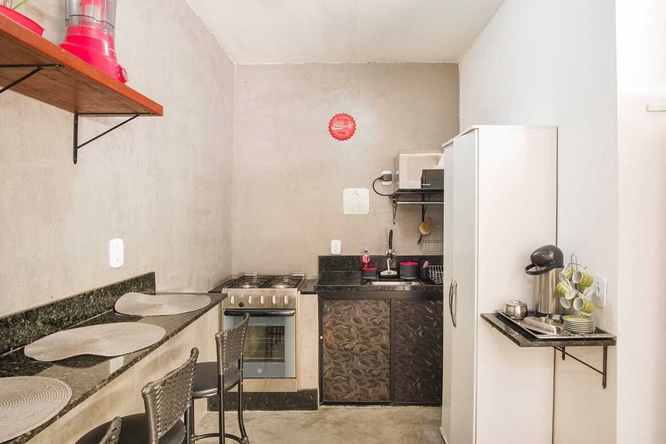 Shared fridge, microwave