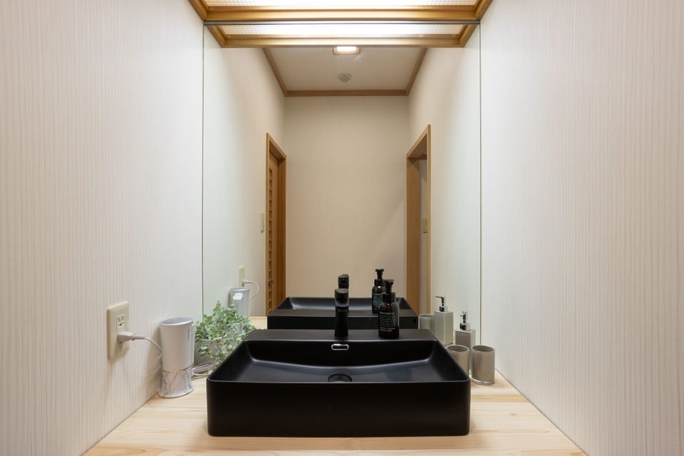 Yamayuri Non-smoking | Bathroom | Separate tub and shower, spring water tub, hair dryer, slippers