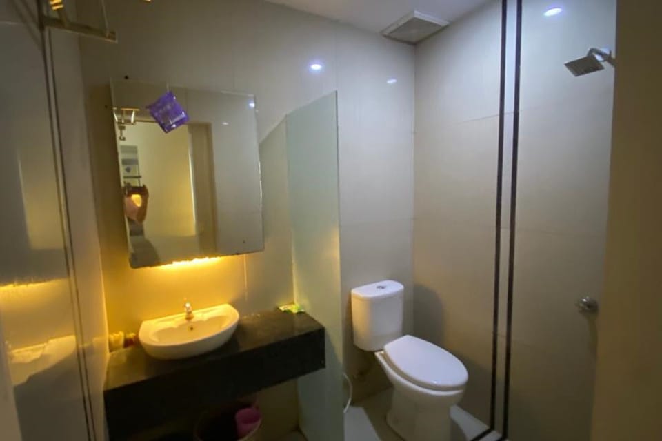 Deluxe Double Room | Bathroom | Shower, towels, soap