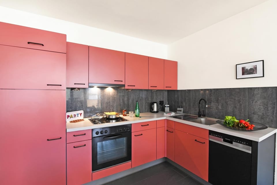 Family Apartment, 1 Bedroom, Terrace (Malibu46 - Minusio) | Private kitchen