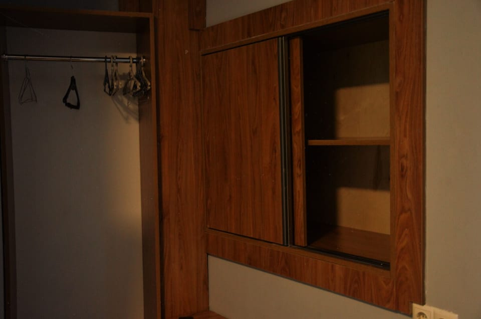 Basic Room | Desk, laptop workspace, blackout drapes, iron/ironing board (on request)