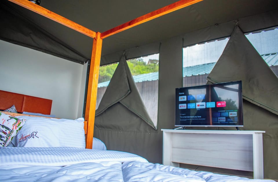 Premium Tent | In-room safe, individually decorated, individually furnished, desk