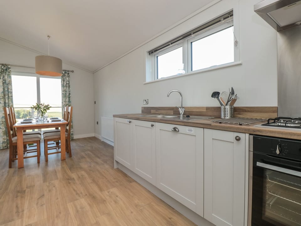Fridge, dishwasher, electric kettle, toaster