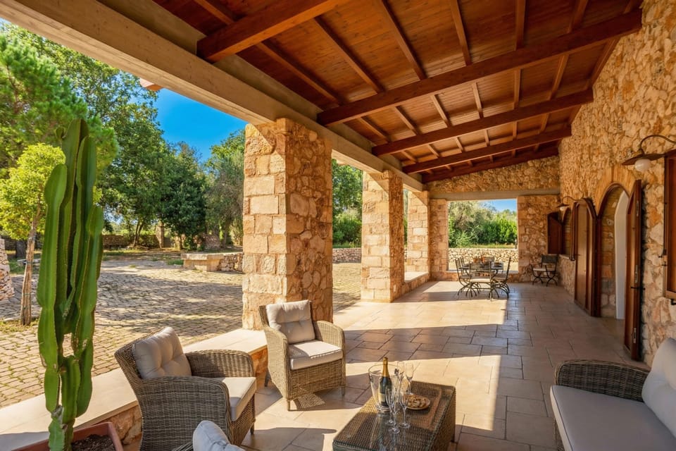 Standard Villa, 2 Bedrooms, 2 Bathrooms (Villa Salentina With Garden And Pool) | Terrace/patio