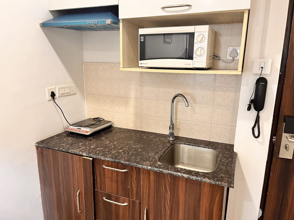 Luxury Studio | Private kitchen | Mini-fridge, microwave, oven, dishwasher