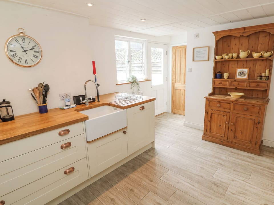 Fridge, dishwasher, electric kettle, toaster