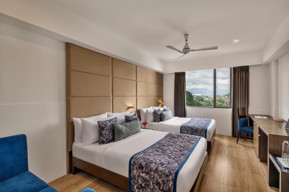 Premium Quadruple Room | Laptop workspace, free WiFi